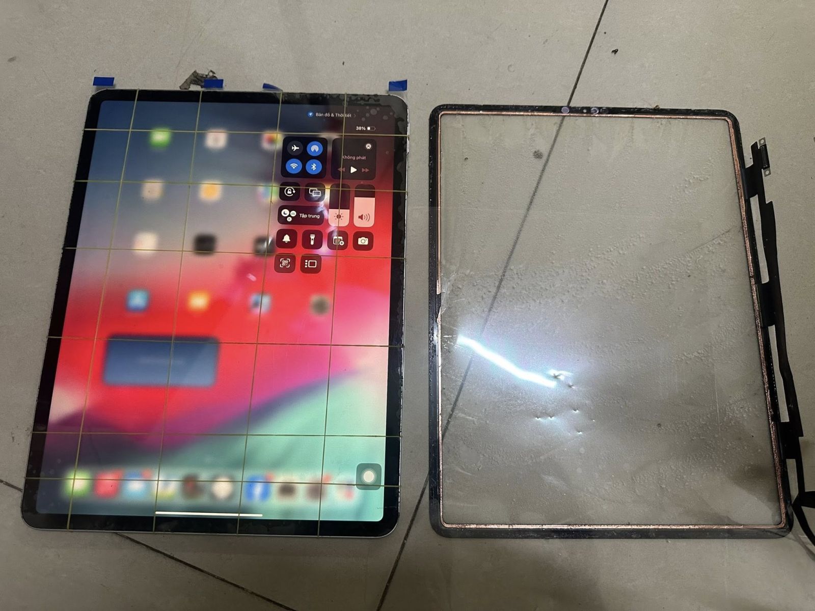 Sửa iPad bể màn hình